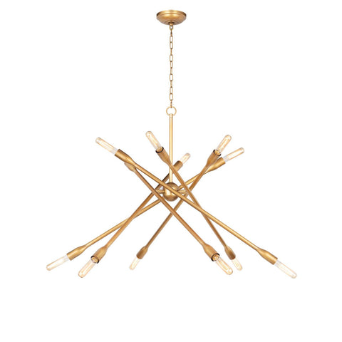 Cobra Sputnik Chandelier in Oil Rubbed Bronze Ceiling Light