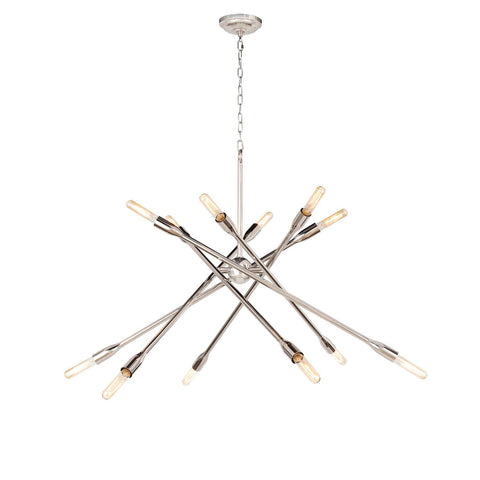 Cobra Sputnik Chandelier in Oil Rubbed Bronze Ceiling Light