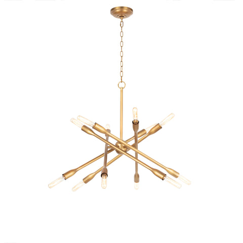 Cobra Sputnik Chandelier in Oil Rubbed Bronze Ceiling Light