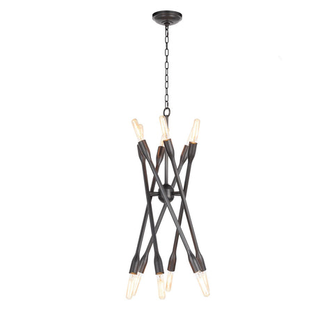 Cobra Sputnik Chandelier in Oil Rubbed Bronze Ceiling Light