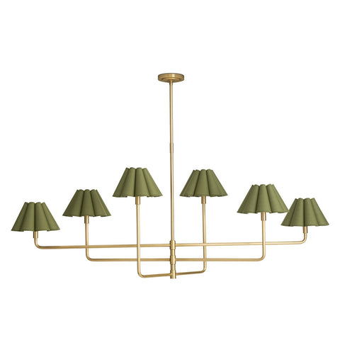 Polly Elegant Candelabra Chandelier Ceiling Light