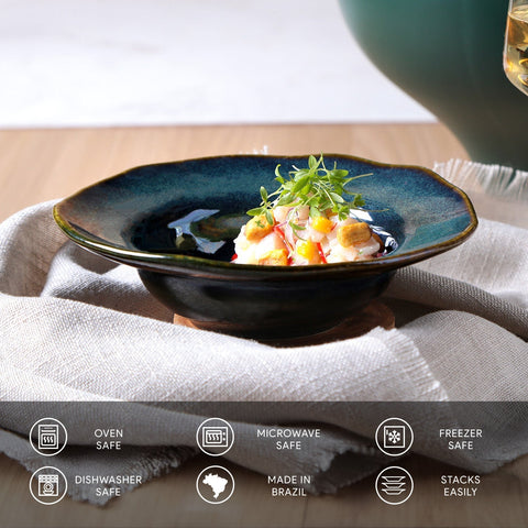 Everyday Organic Handmade Stoneware Dessert Plate Set