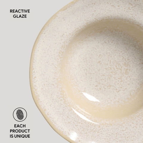 Porto Brasil Everyday Organic Handmade Stoneware Plate Set - Set of 4