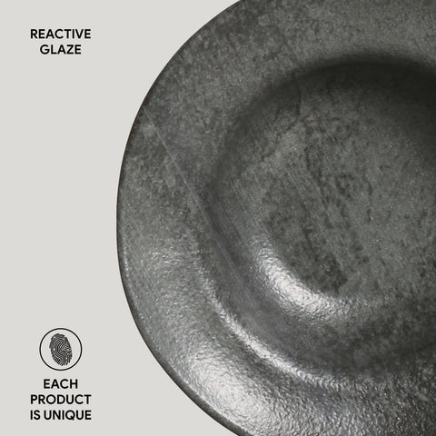 Porto Brasil Everyday Organic Glazed Stoneware Dessert Plate Set - Set of 4