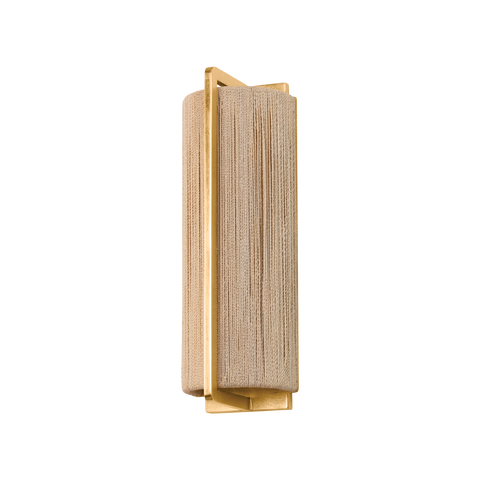 Quebec Accent Textured Sconce for Coastal Wall Light