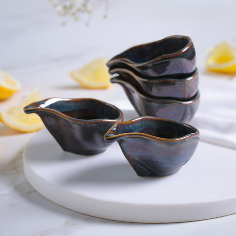 Everyday Handmade Abstract Organic Glazed Bowl Set