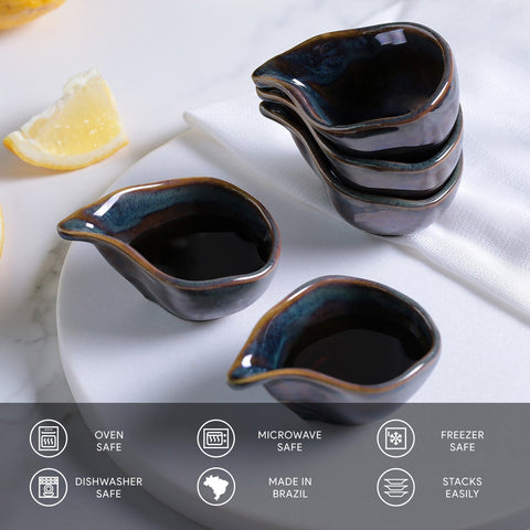 Everyday Handmade Abstract Organic Glazed Bowl Set