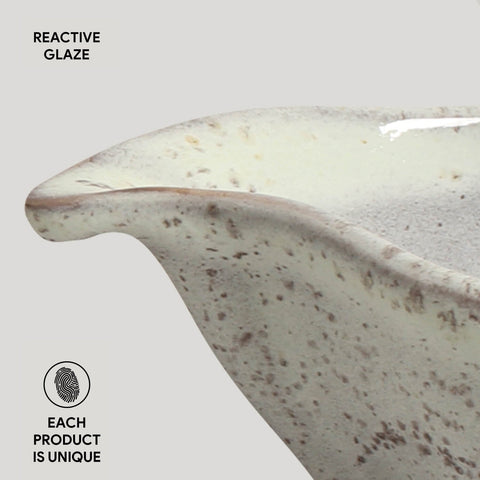 Porto Brasil Everyday Organic Abstract Handmade Glazed Bowl Set - Set of 6