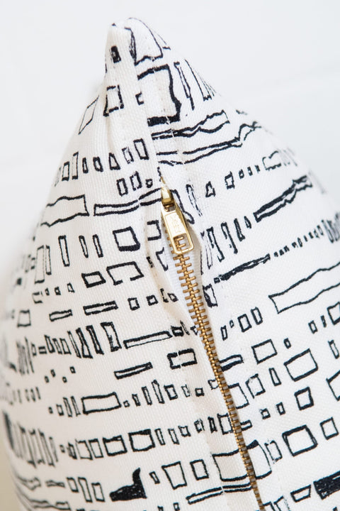 Powered by People Global Eclecticist Contemporary Graphic Square Accent Pillow - 20 x 20