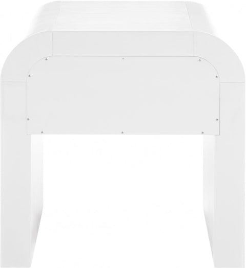 Meridian Furniture Inc. Artisto Timeless Minimalist Modern Curved Accent Table - 24 W