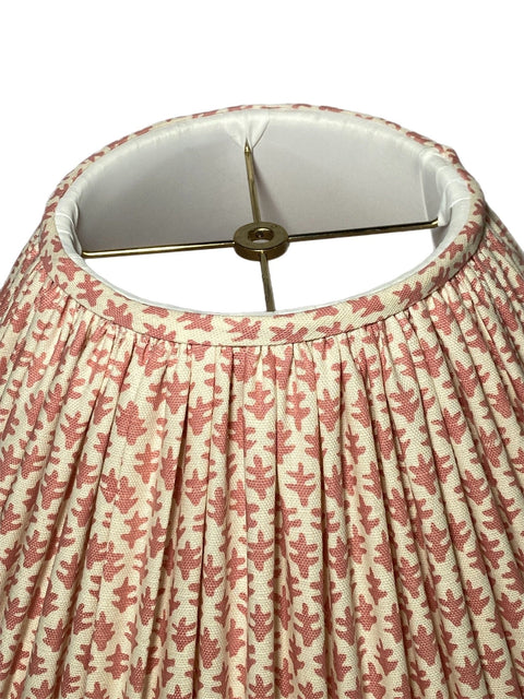 17" Custom Empire Lamp Shade made with Sister Parish Burmese fabric