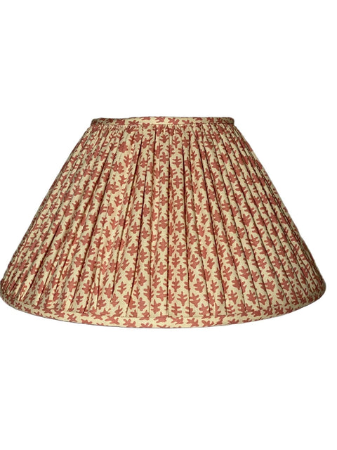 17" Custom Empire Lamp Shade made with Sister Parish Burmese fabric