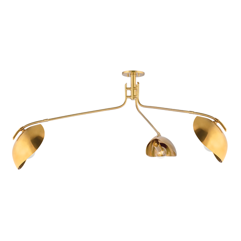 Avondale Ambient Mid Century Semi Flush Mount Ceiling Light