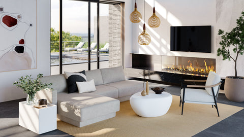 Tecoma Contemporary Chaise Sectional Sofa