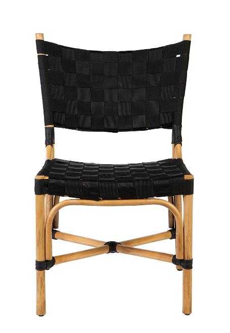 Timeless Minimalist Bohemian Rattan Dining Side Chair