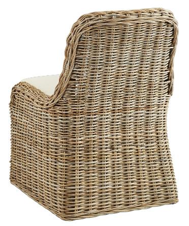 Timeless Minimalist Bohemian Rattan Dining Side Chair