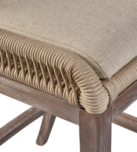 Timeless Minimalist Mid Century Upholstered Counter Stool