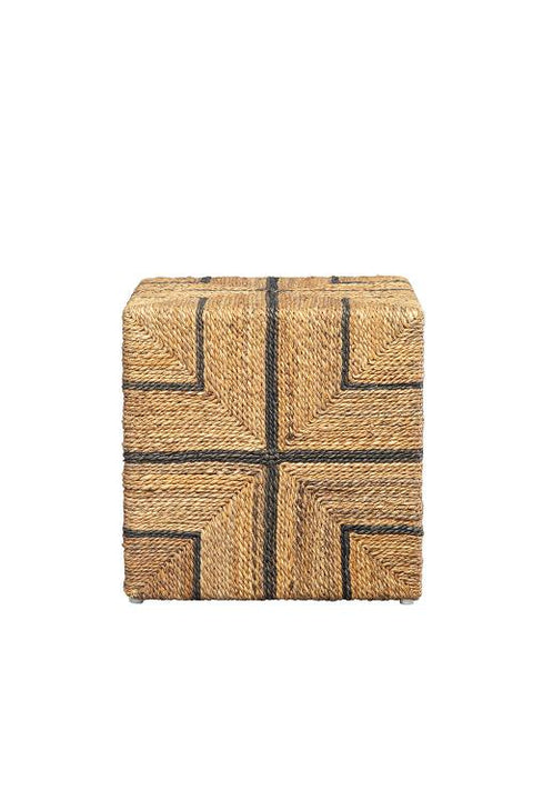 Decorating Essentials Bohemian Geometric Cube Pedestal Stand