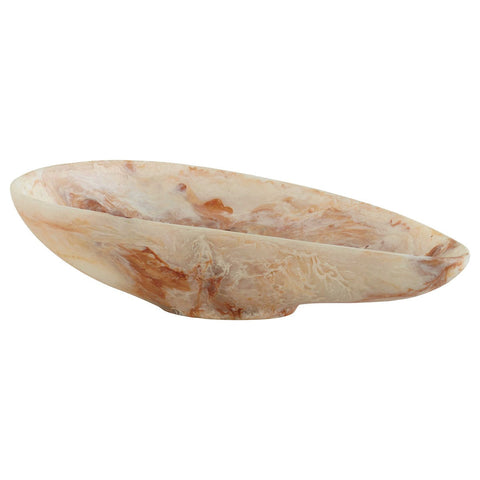 Decorating Essentials Asymmetrical Organic Handcrafted Decorative Bowl