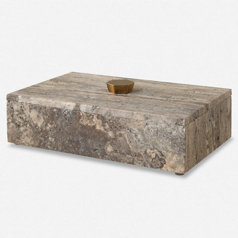 Decorating Essentials Modern Stone Decorative Box