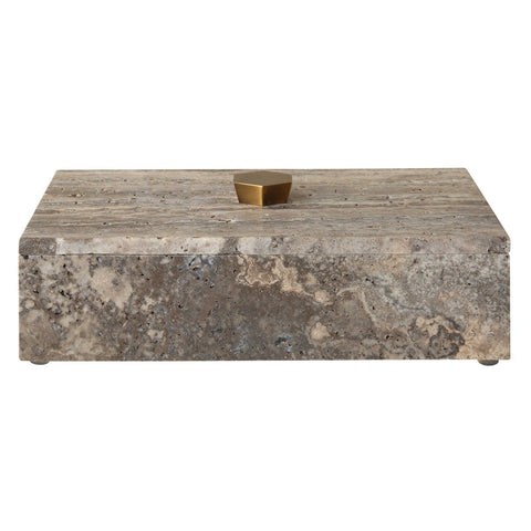 Decorating Essentials Modern Stone Decorative Box