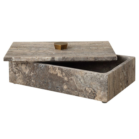 Decorating Essentials Modern Stone Decorative Box