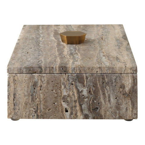 Decorating Essentials Modern Stone Decorative Box