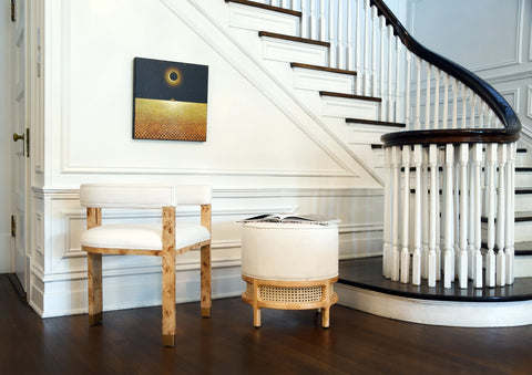 Timeless Minimalist Contemporary Upholstered Dining Armchair