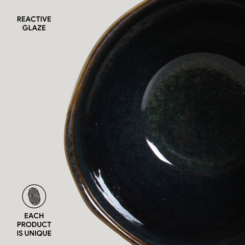 Porto Brasil Everyday Handmade Glazed Organic Bowl Set - Set of 6