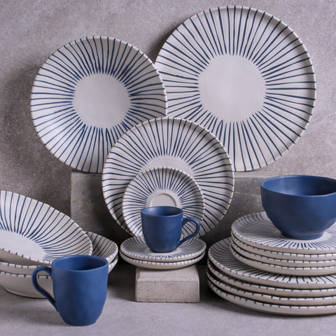 Everyday Minimalist Stoneware Bowl Set in Matte Finish