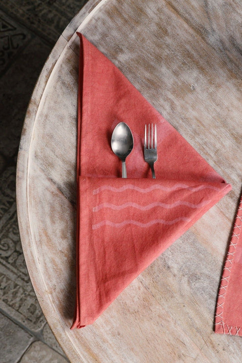 Powered by People Taos Bohemian Rectangular Print Placemat - Set of 4 - Set of 6