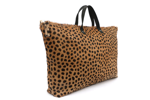 Travel Leopard Animal Pattern Handmade Tote