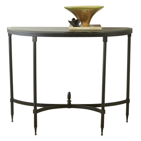 Timeless Minimalist Modern Semi-Circle Fluted Entryway Console
