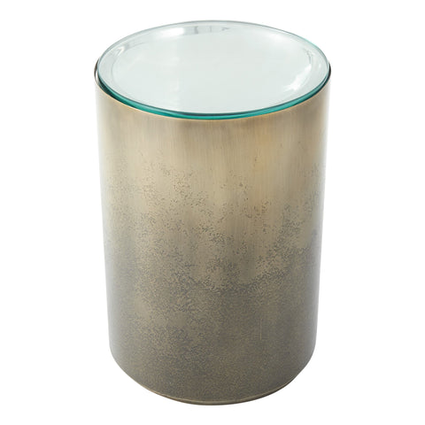 Global Views Ombre Modern Drum Center Table Accent Table