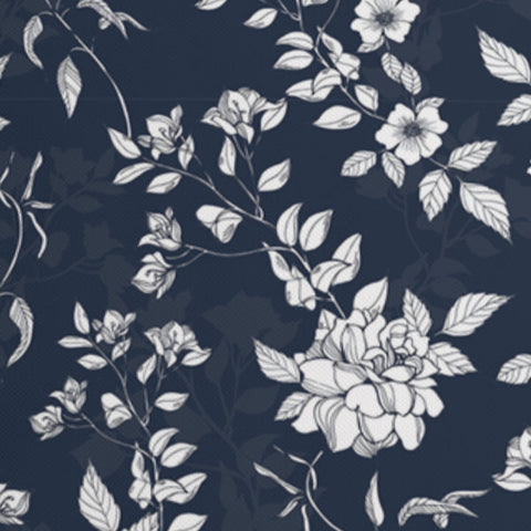 Powered by People Classic Floral Graphic Accent Throw Pillow - 18 x 18