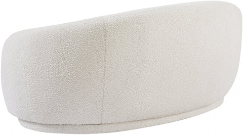 Hyde Nature-Driven Modernist Curved Loveseat Sofa