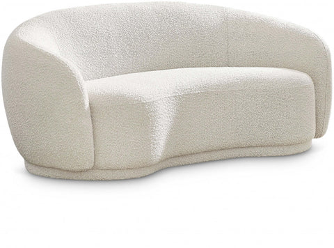 Hyde Nature-Driven Modernist Curved Loveseat Sofa