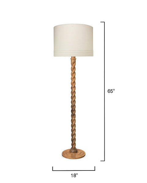 Barley Twist Traditional Accent Column Floor Lamp