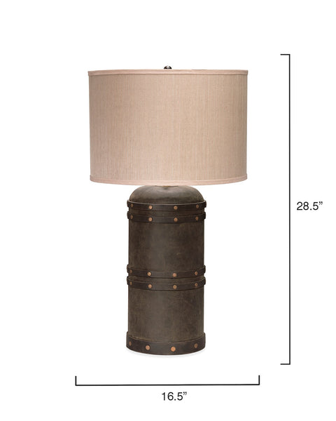 Accent Column Cylinder Table Lamp for Transitional Spaces