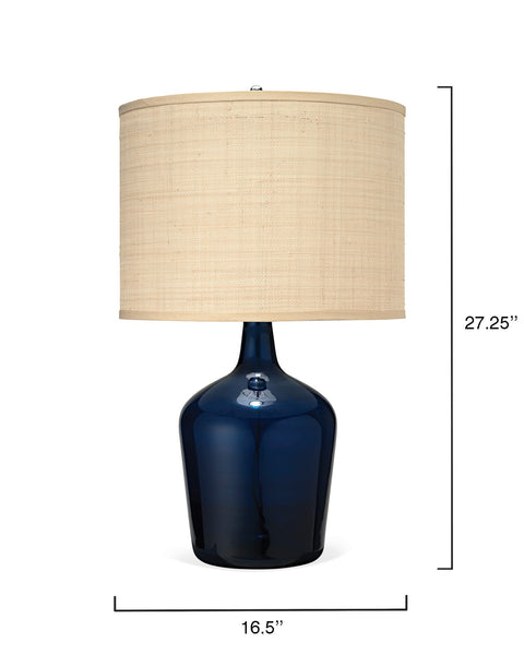 Plum Jar Accent Modern Drum Table Lamp