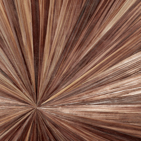 Palm Accent Bohemian Marquetry Table Lamp