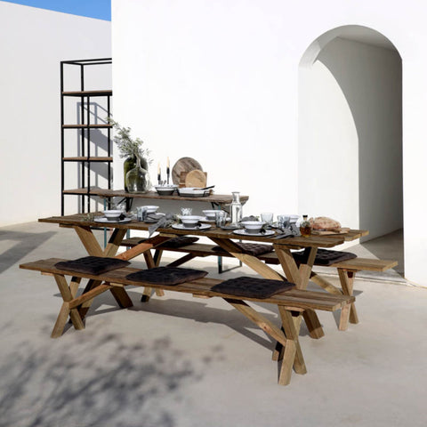 Costa Nova Everyday Organic Two-tone Natural Reusable Bowl Set - Set of 4