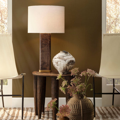 Preston Ambient Drum Table Lamp for Elegant Modern Spaces