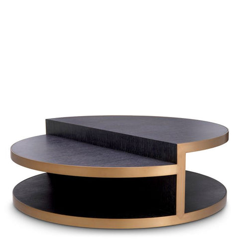 Eichholtz Timeless Minimalist Modern Drum Coffee Table