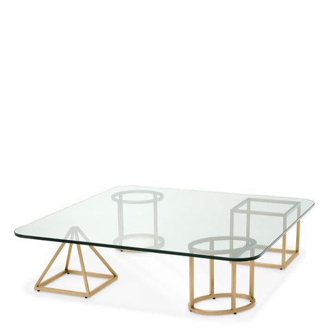 Eichholtz Timeless Minimalist Modern Square Coffee Table