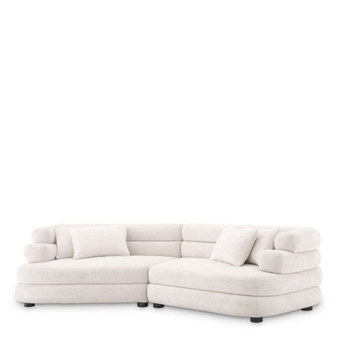 Malaga Contemporary L-Shape Chaise Sectional Sofa