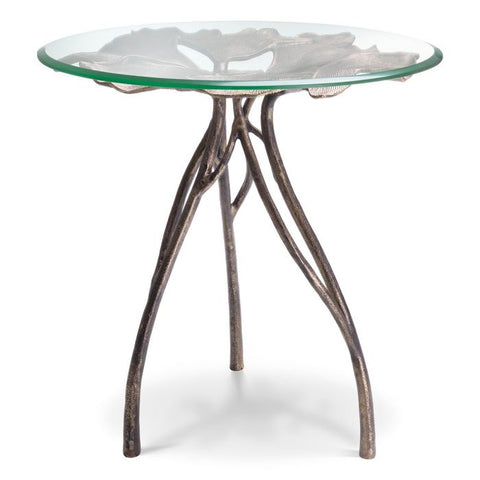 Eichholtz Vintage Space Saving Round Center Table with Legs
