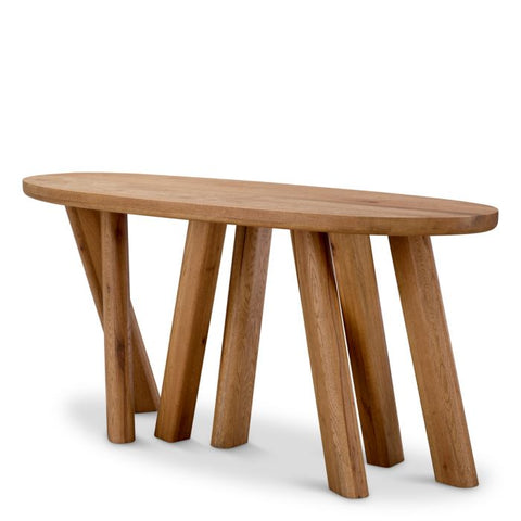 Timeless Minimalist Curved Scandinavian Console