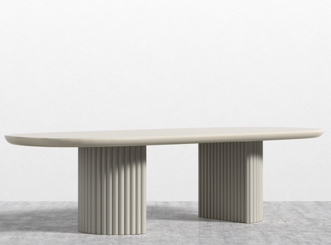Rove Concepts Osten Timeless Minimalist Oval Dining Table