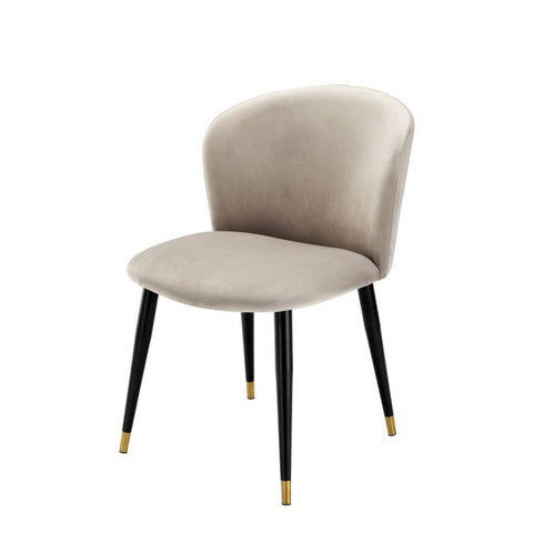 Timeless Minimalist Modern Upholstered Barrel Back Dining Side Chair